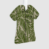 Kahanu Palms Hawaiian Imitats Linen Aloha Shirt Ornament (Vorderseite)