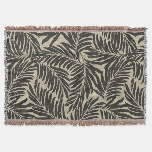 Kahanu Palms Hawaiian Linen Texture Decke