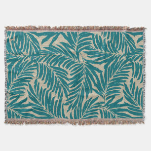 Kahanu Palms Hawaiian Linen Texture Decke