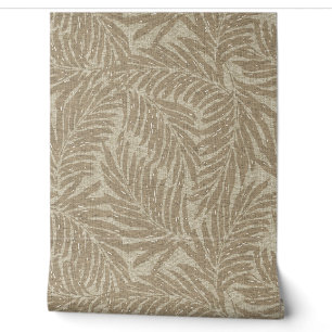 Kahanu Palms Hawaiianische Imitate Linen Texture- Tapete