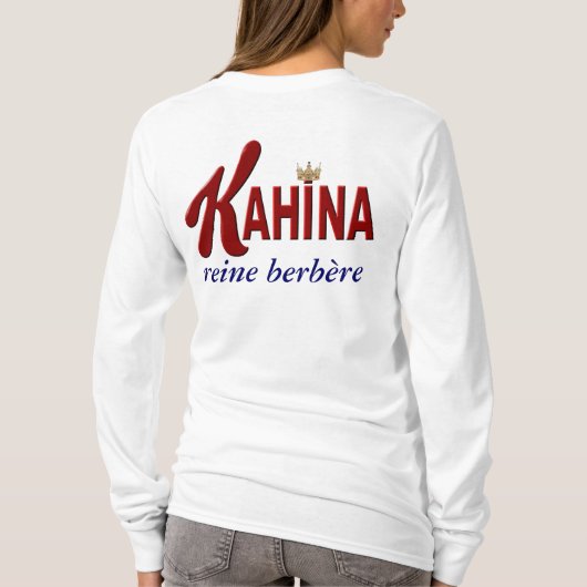 Kahina reine berbere T-Shirt (Rückseite)