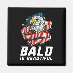 Kahl Ist Schön 4. Juli Patriotischer Adler USA Magnet
