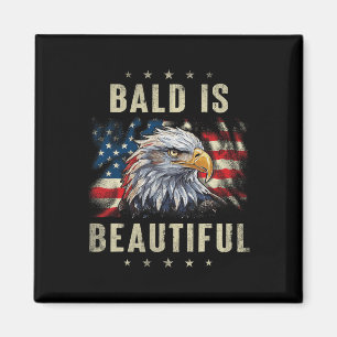 Kahl Ist Schön 4. Juli Unabhängigkeitstag Adler Magnet