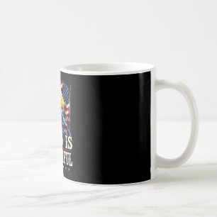 Kahl ist schön 4. Juli Unabhängigkeitstag Kaffeetasse
