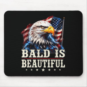 Kahl ist schön 4. Juli Unabhängigkeitstag Mousepad
