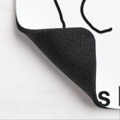 Kahl ist schön mousepad (Ecke)