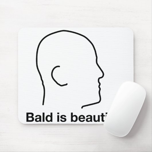 Kahl ist schön mousepad (Mit Mouse)