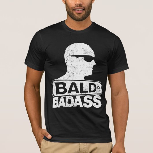kahl und badass T-Shirt (Vorderseite)