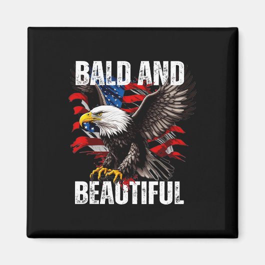 Kahl Und Schön 4. Juli Unabhängigkeitstag Ameri Magnet (Vorne)