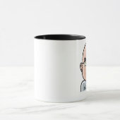 Kahle fette Typ-Tasse Tasse (Zentrum)