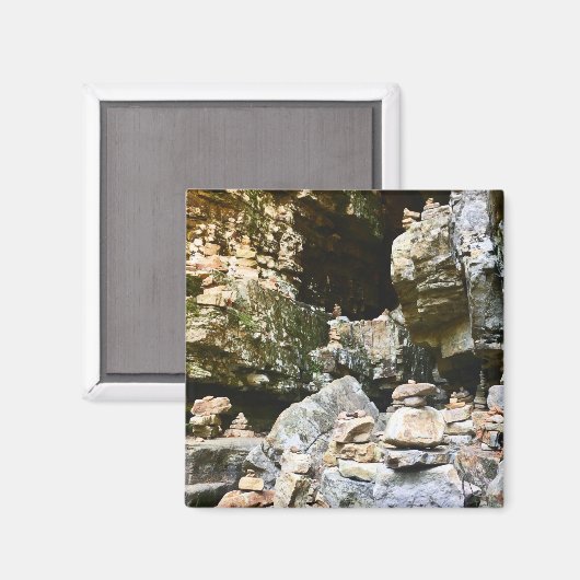 Kahlen Magnet (Vorderseite/Rückseite)