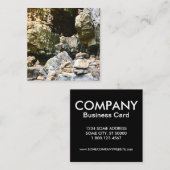 Kahlen Quadratische Visitenkarte (Vorne/Hinten)