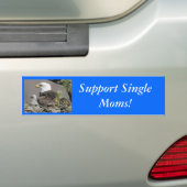 Kahler Adler-StützSingle-Mamas! Autoaufkleber (Auf Auto)