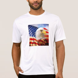 Kahler Adler und das amerikanische Flagge T-Shirt