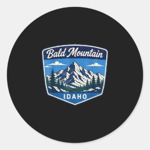 Kahler Berg Idaho Berg Wandern Outdoor Runder Aufkleber