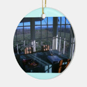 Kahler Butte-Feuer-Ausblick-Frühstücks-Winkel Keramikornament (Links)