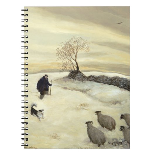 Kahler Wintertag Notizblock (Vorderseite)