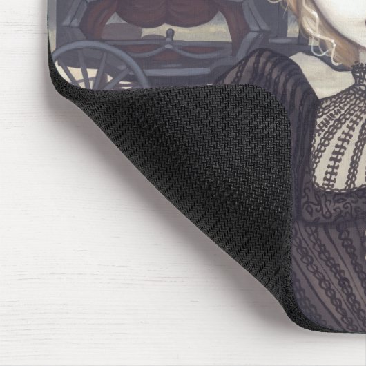 Kahles beklagendes gotisches Begräbnis- Mousepad (Ecke)