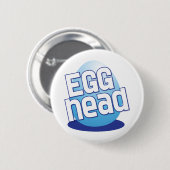 kahles lustiges Eihauptostern Button (Vorne & Hinten)