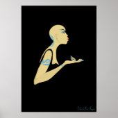 kahles Mädchen Poster (Vorne)