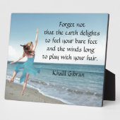 Kahlil Gibran Fotoplatte (Seite)