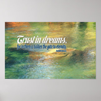 Kahlil Gibran Inspirational Quote Poster