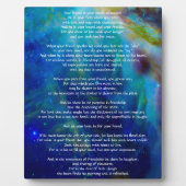 Kahlil Gibran über Freundschaft Fotoplatte (Vorderseite)