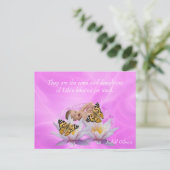 Kahlil Gibran über Kinder Postkarte (Stehend Vorderseite)