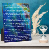 Kahlil Gibran über Lehren Fotoplatte (Seite)