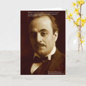 Kahlil Gibran "Wisdom Proud" Kostenvoranschlag Ges Karte (Gelbe Blume)
