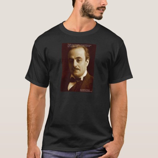 Kahlil Gibran "Wisdom Proud" Kostenvoranschlag Ges T-Shirt (Vorderseite)