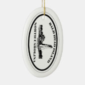 Kahlkopf-Insel Keramik Ornament (Rechts)