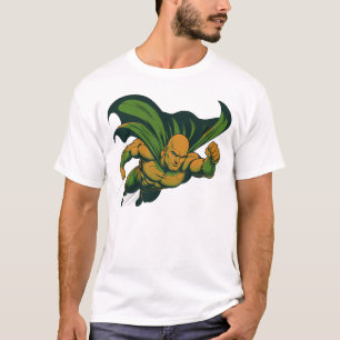 Kahlköpfiges Superhelden-T-Shirt-Design T-Shirt