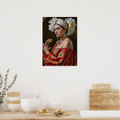 Kahlo Portrait Poster (Küche)