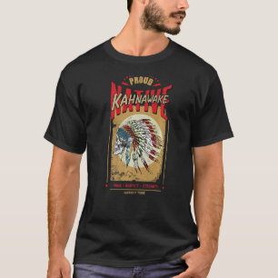 Kahnawake Native Amerikanische Ureinwohner Warrior T-Shirt