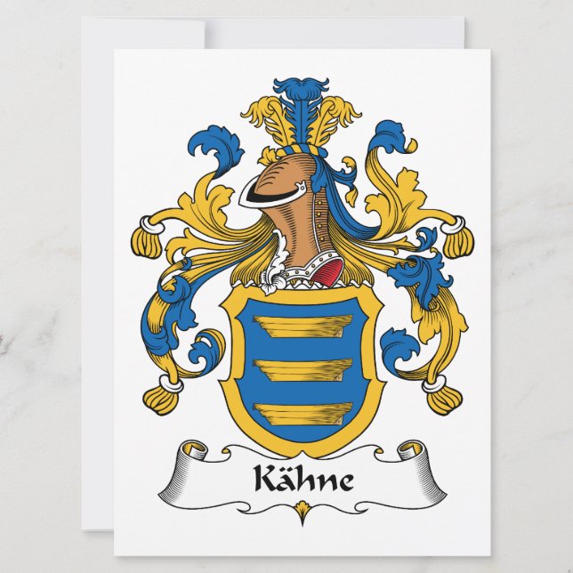Kahne Familienwappen (Vorderseite)