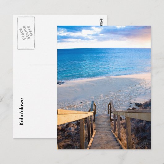 Kaho'olawe Stairs Postkarte (Vorne/Hinten)