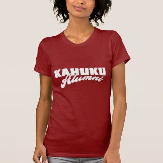 Kahuku rotes Räuber-Kleid T-Shirt