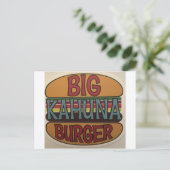 Kahuna Burger Postkarte (Stehend Vorderseite)