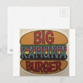 Kahuna Burger Postkarte (Vorne/Hinten)
