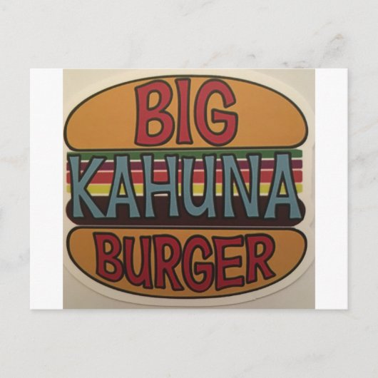Kahuna Burger Postkarte (Vorderseite)