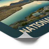 Kahurangi Nationalpark Neuseeland Vintag Poster (Ecke)