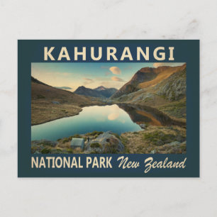 Kahurangi Nationalpark Neuseeland Vintag Postkarte