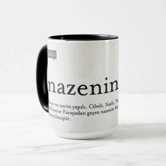 Kahve kupa tasse (Vorderseite Links)