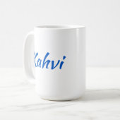 Kahvi Finnish Coffee Tasse (15 oz) (Vorderseite Links)