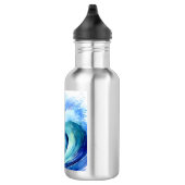 Kai Aloha Island Watercolor Wave Edelstahlflasche (Rechts)