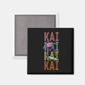 Kai Custom Skateboarding Hob Magnet (Vorderseite/Rückseite)
