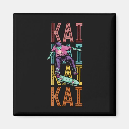 Kai Custom Skateboarding Hob Magnet (Vorne)