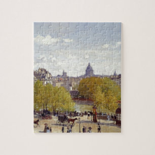 Kai des Louvre, Paris durch Claude Monet Puzzle