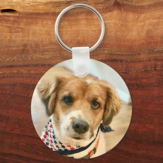 Kai Dog Face Schlüsselanhänger (Vorderseite)